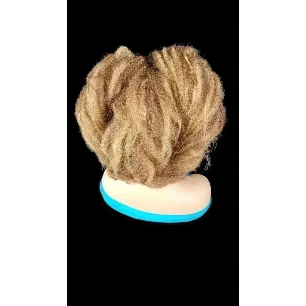 braided wigs, 100% handmade, chic short afro style, gorgeous, vibrant colors NWT - Picture 9 of 15